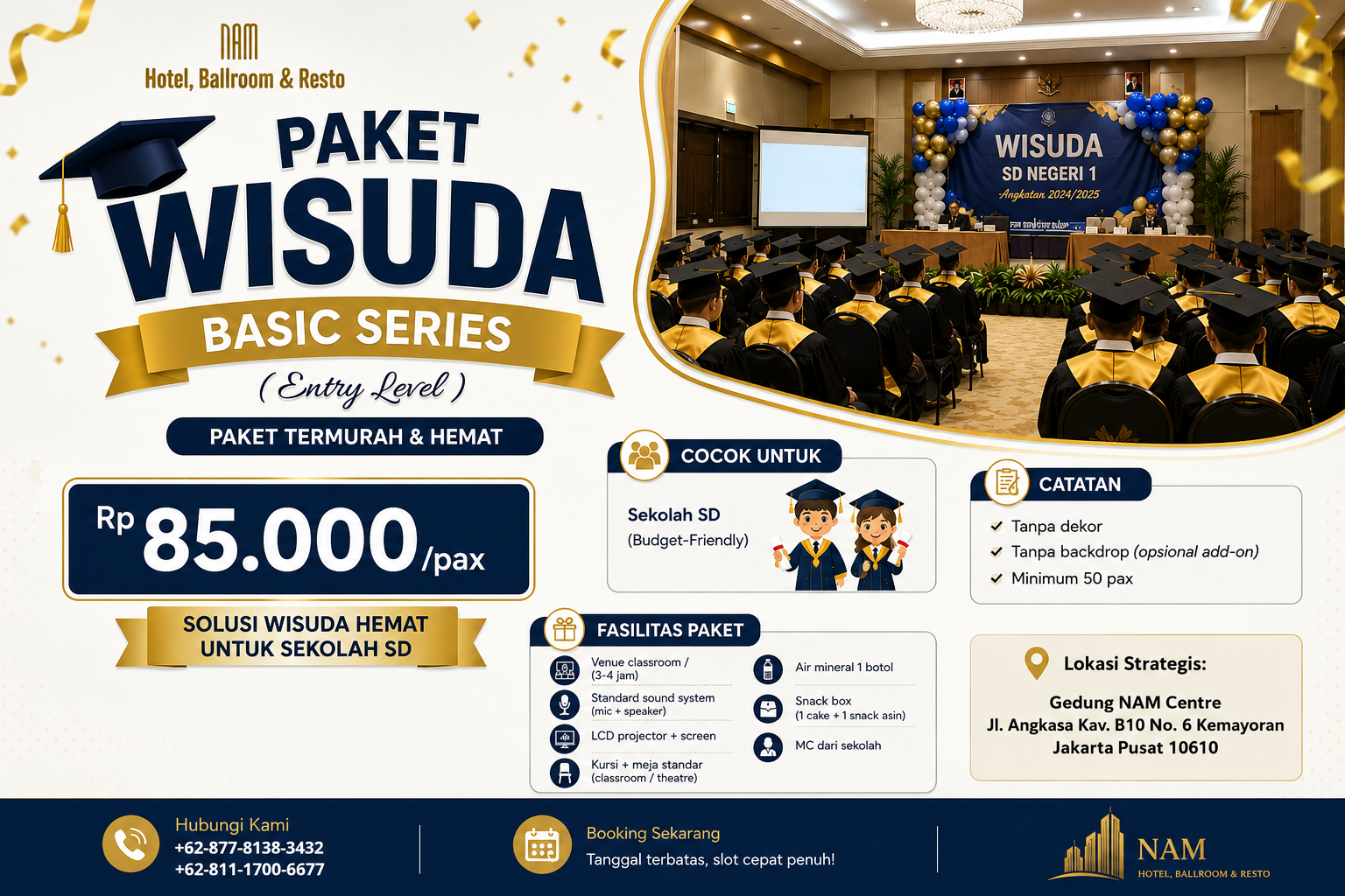 Paket Wisuda Jakarta Murah Mulai 85rb
